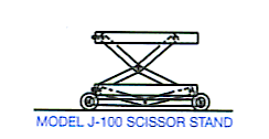 Machine Stand: J-100 Sissor Stand